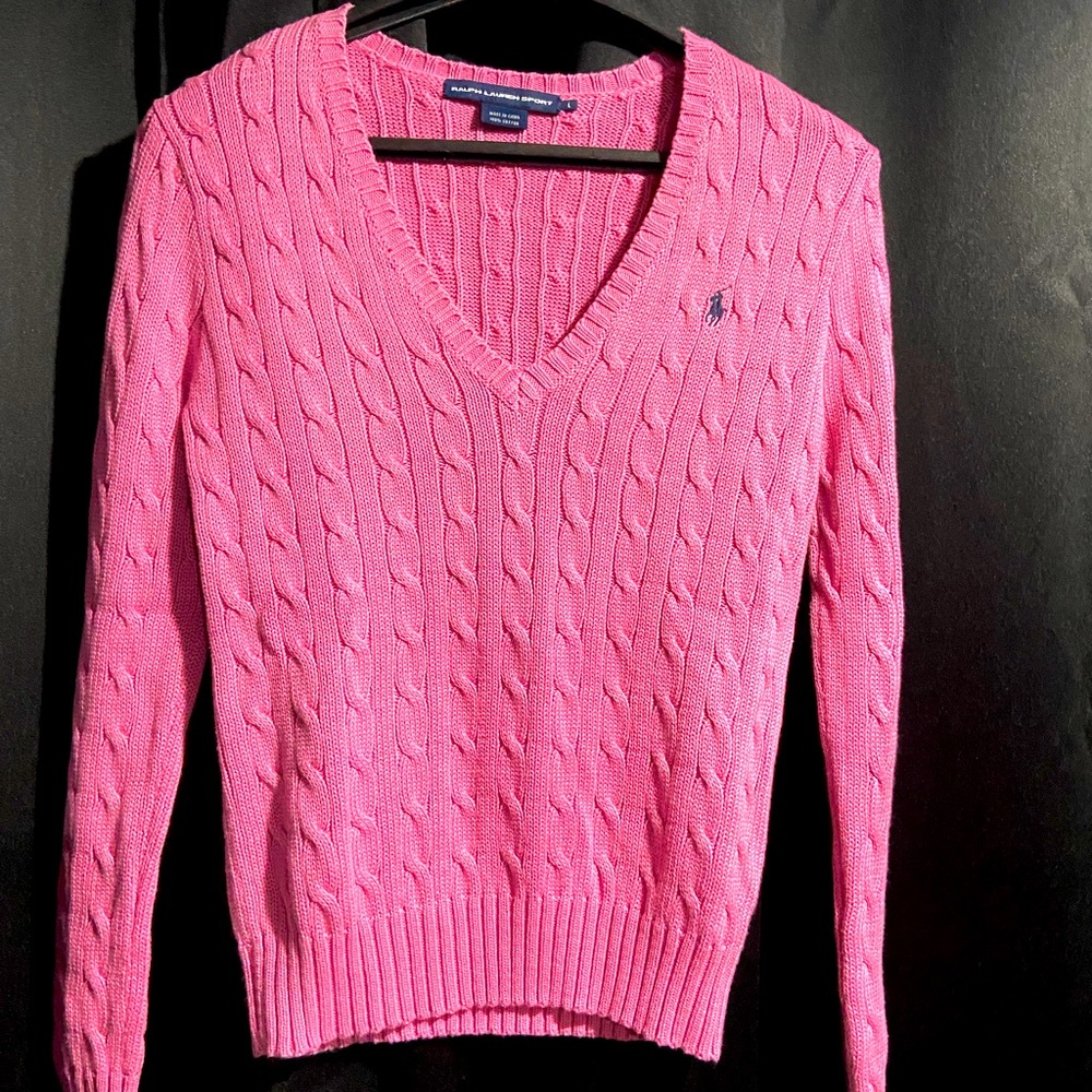 Pink Ralph Lauren Sweater, like new!